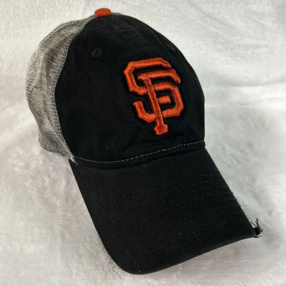 San Francisco Giants Distressed Mens Hat Adjustable Ball Cap Baseball